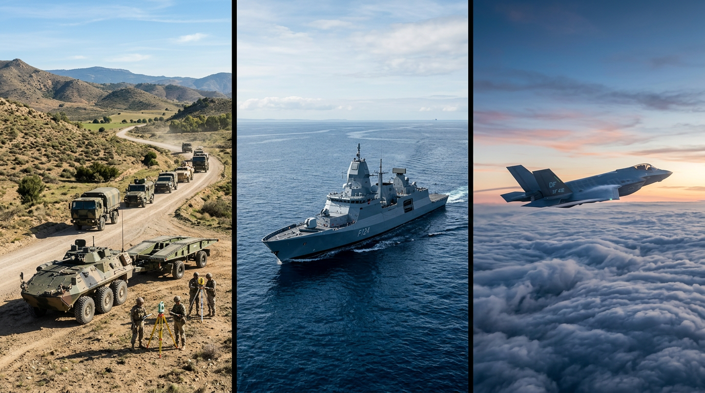 United Defence Forces Land, Sea, and Air Capabilities